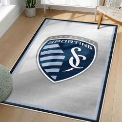 MLS Sporting Kansas City Area Rug Non-Slip Soccer Carpet Home Decor Gift Idea For Fans SKC90