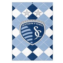 mls sporting kansas city area rug non slip soccer carpet home decor gift idea for fans skc100
