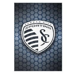 mls sporting kansas city area rug non slip soccer carpet home decor gift idea for fans skc11