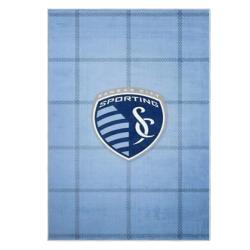 mls sporting kansas city area rug non slip soccer carpet home decor gift idea for fans skc15