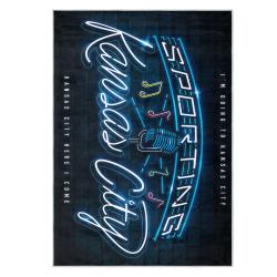 mls sporting kansas city area rug non slip soccer carpet home decor gift idea for fans skc18