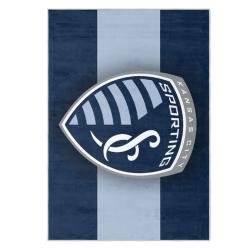 mls sporting kansas city area rug non slip soccer carpet home decor gift idea for fans skc20