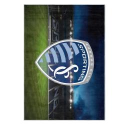 mls sporting kansas city area rug non slip soccer carpet home decor gift idea for fans skc23