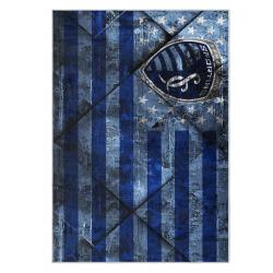 mls sporting kansas city area rug non slip soccer carpet home decor gift idea for fans skc29