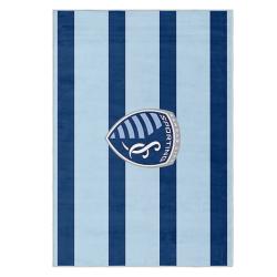 mls sporting kansas city area rug non slip soccer carpet home decor gift idea for fans skc31
