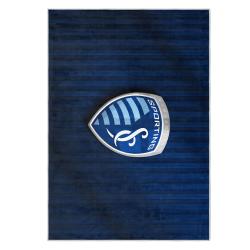 mls sporting kansas city area rug non slip soccer carpet home decor gift idea for fans skc35