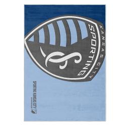 mls sporting kansas city area rug non slip soccer carpet home decor gift idea for fans skc42