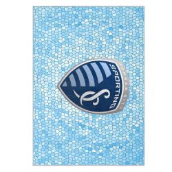 mls sporting kansas city area rug non slip soccer carpet home decor gift idea for fans skc45