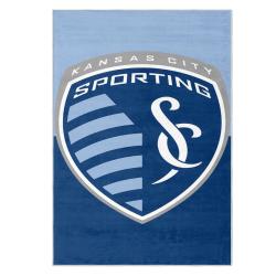 mls sporting kansas city area rug non slip soccer carpet home decor gift idea for fans skc46