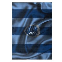 mls sporting kansas city area rug non slip soccer carpet home decor gift idea for fans skc62