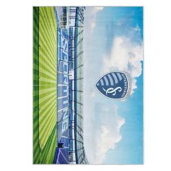 mls sporting kansas city area rug non slip soccer carpet home decor gift idea for fans skc63