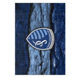 mls sporting kansas city area rug non slip soccer carpet home decor gift idea for fans skc87