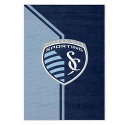 mls sporting kansas city area rug non slip soccer carpet home decor gift idea for fans skc98
