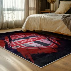 mls toronto fc soccer team logo sport carpet area rug home decor gift idea for fans bedroom tfc67