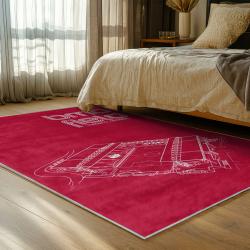 mls toronto fc soccer team logo sport carpet area rug home decor gift idea for fans bedroom tfc72