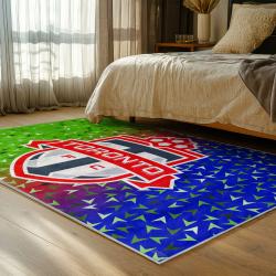 mls toronto fc soccer team logo sport carpet area rug home decor gift idea for fans bedroom tfc78