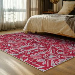 mls toronto fc soccer team logo sport carpet area rug home decor gift idea for fans bedroom tfc94