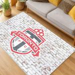 mls toronto fc soccer team logo sport carpet area rug home decor gift idea for fans living room tfc12