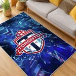 mls toronto fc soccer team logo sport carpet area rug home decor gift idea for fans living room tfc20