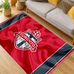 mls toronto fc soccer team logo sport carpet area rug home decor gift idea for fans living room tfc24