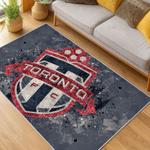 mls toronto fc soccer team logo sport carpet area rug home decor gift idea for fans living room tfc28