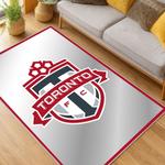mls toronto fc soccer team logo sport carpet area rug home decor gift idea for fans living room tfc37