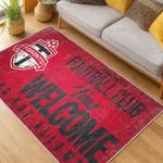 mls toronto fc soccer team logo sport carpet area rug home decor gift idea for fans living room tfc43