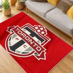 mls toronto fc soccer team logo sport carpet area rug home decor gift idea for fans living room tfc45