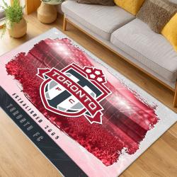 MLS Toronto Fc Soccer Team Logo Sport Carpet Area Rug Home Decor Gift Idea For Fans TFC51