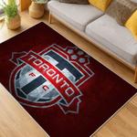 mls toronto fc soccer team logo sport carpet area rug home decor gift idea for fans living room tfc53