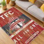 mls toronto fc soccer team logo sport carpet area rug home decor gift idea for fans living room tfc70