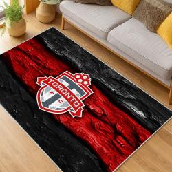 MLS Toronto Fc Soccer Team Logo Sport Carpet Area Rug Home Decor Gift Idea For Fans TFC86