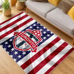 MLS Toronto Fc Soccer Team Logo Sport Carpet Area Rug Home Decor Gift Idea For Fans TFC87
