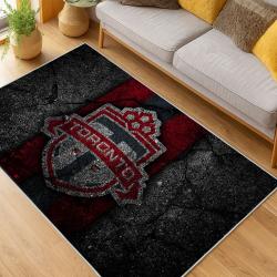 MLS Toronto Fc Soccer Team Logo Sport Carpet Area Rug Home Decor Gift Idea For Fans TFC93