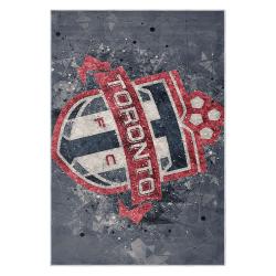 mls toronto fc soccer team logo sport carpet area rug home decor gift idea for fans tfc28
