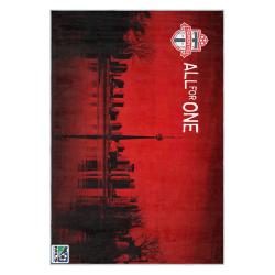 mls toronto fc soccer team logo sport carpet area rug home decor gift idea for fans tfc60