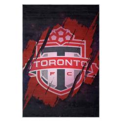 mls toronto fc soccer team logo sport carpet area rug home decor gift idea for fans tfc67