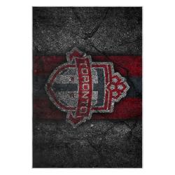mls toronto fc soccer team logo sport carpet area rug home decor gift idea for fans tfc93