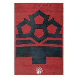 mls toronto fc soccer team logo sport carpet area rug home decor gift idea for fans tfc99