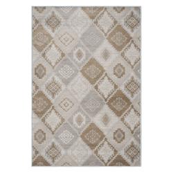modern neutral diamond rug geometric earth tone mosaic contemporary area rug for dining room