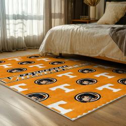 NCAA Tennessee Volunteers College Basketball And Football Team Logo Sport Carpet TV102