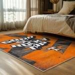 ncaa tennessee volunteers college basketball and football team logo sport carpet bed room tv105