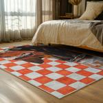 ncaa tennessee volunteers college basketball and football team logo sport carpet bed room tv106