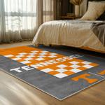 ncaa tennessee volunteers college basketball and football team logo sport carpet bed room tv107