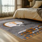 ncaa tennessee volunteers college basketball and football team logo sport carpet bed room tv110