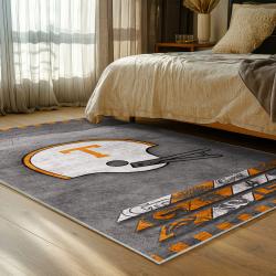 NCAA Tennessee Volunteers College Basketball And Football Team Logo Sport Carpet TV110