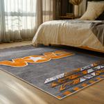 ncaa tennessee volunteers college basketball and football team logo sport carpet bed room tv126