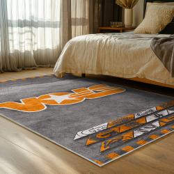 NCAA Tennessee Volunteers College Basketball And Football Team Logo Sport Carpet TV126