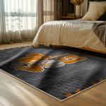 ncaa tennessee volunteers college basketball and football team logo sport carpet bed room tv128