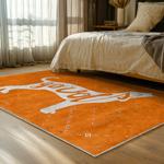 ncaa tennessee volunteers college basketball and football team logo sport carpet bed room tv131